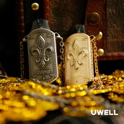 UWELL Sculptor 雕塑家小煙主機 金屬浮雕註油主機 台灣現貨