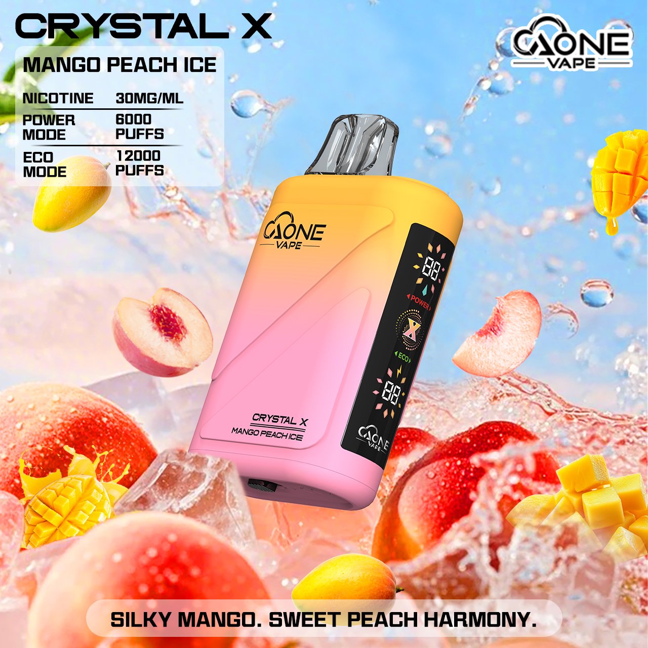 AONE Crystal X 水晶二代 12000口抛棄式電子煙 一次性電子菸 現貨 產品圖片 3 AONE Crystal X 水晶二代 12000口抛棄式電子煙 一次性電子菸 現貨 產品圖片 3